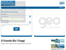 Tablet Screenshot of ilgrandebluviaggi.it